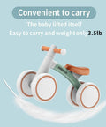 Toddler Balance Bike for 1 Year Old Baby Boys Girls First Birthday Gift No Pedal Closed Wheels, lightweight, compact, easy to carry.