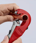 TubiX Pipe Cutter With Quick Adjustment One Hand No Fuss Quick Lock For Copper Brass And Steel Cuts From One Quarter Inch To One And Three Eighths Inch