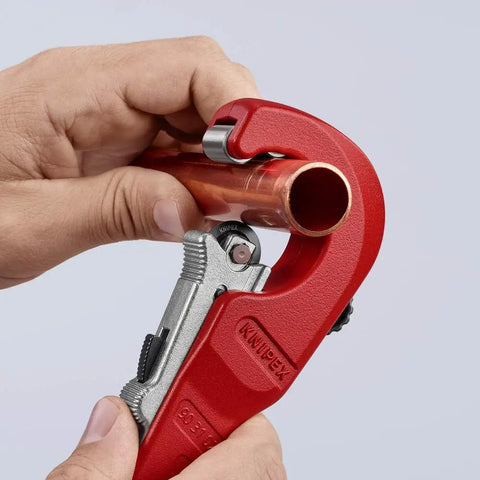 TubiX Pipe Cutter With Quick Adjustment One Hand No Fuss Quick Lock For Copper Brass And Steel Cuts From One Quarter Inch To One And Three Eighths Inch