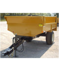 Agricultural trailer with attachment for 3/8 Inch Grade 70 Agricultural Safety Chain With Clevis Grab Hook, 5 ft, 6600 lb load