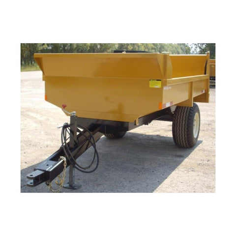 Agricultural trailer with attachment for 3/8 Inch Grade 70 Agricultural Safety Chain With Clevis Grab Hook, 5 ft, 6600 lb load