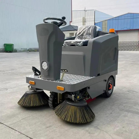 Heavy Duty Ride On Commercial Floor Sweeper For Concrete Industrial Cleaning Machine Warehouse Parking Lot And Logistics Center Maintenance Equipment Big Deal