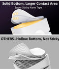 Rotatable Cord Organizer With Super Strong Adhesive Spring Clips For Cables, One Hand Use, Spin It Any Way You Need, Keeps Cords Tidy And Outta The Tangled Mess, Easy Install, Durable Cable Management Solution, adhesive nano tape base close-up