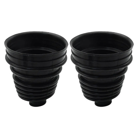 Universal CV Axle Boot Repair Kit Featuring Knockout Durability And Lock Tight Clamps For Shafts 19Mm To 24Mm, pack of 2 rubber covers.