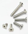50 Pcs 1/4-20 x 1 Flat Head Socket Cap Screws Countersunk Bolts In 304 Stainless Steel 18-8 With Allen Drive Bright Finish Fully Machined Threads 1 Inch Long