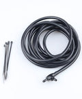 Top Notch 10 Feet Silicone Vacuum Hose Kit with T Connector. Heavy Duty 1/8 Inch ID Fuel Line tubing for Hot Rods and Muscle Cars.