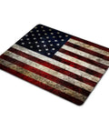US Flag Mouse Pad With Non Slip Rubber Base For Computer, Laptop, And Office Desk Decor, Ultra Smooth Surface, 9.5 By 7.9 Inch National Flag Design