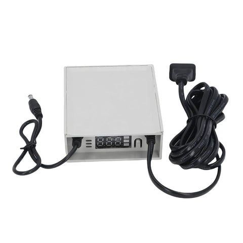 Solid 12V UPS battery backup with digital screen, 3600mAh capacity for routers, outdoor cameras, LED strips to prevent power blackouts.