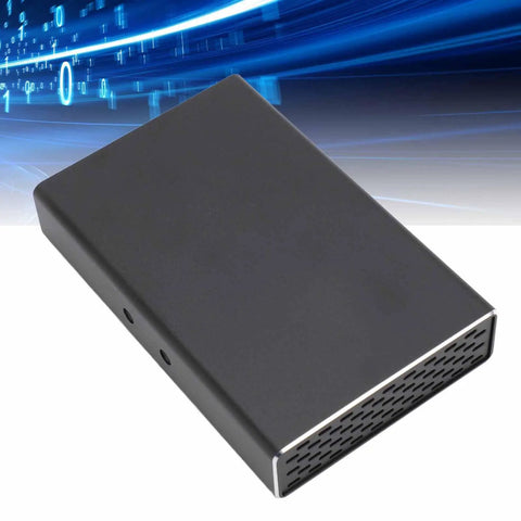Heavy Duty 2 Bay Sata Raid Enclosure Supports 2.5 Inch Drives Via Usb 3.1 Type C Connection, matte black design