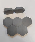 Pair Of Hot Pressed Hexagonal Boron Carbide Ceramic Sheets 23mm By 8.5mm, Ultra Hard 3000-4000 HV, Built To Take 2000 C Lab Grade displayed