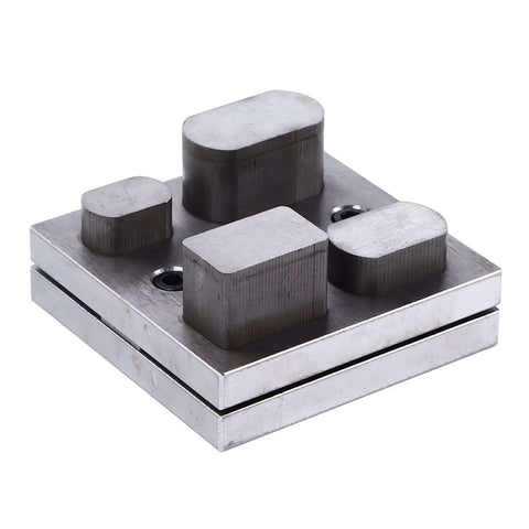 Pro Grade Disc Cutter Kit With 4 Hole Punch Die Disc Set Alloy Steel Metal Puncher Tool for precise DIY jewelry crafting.