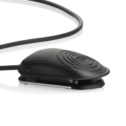 Top Shelf Stainless Steel Jewelry Steam Cleaner pressure gauge with black casing and attached cord for easy use.