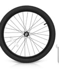 20 Inch Kids Bike Front Wheel Replacement With Solid Air Rubber Tire And Inner Tube