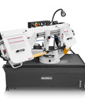 10 Inch Metal Cutting Band Saw With 2HP 220V 60Hz 1PH Power Horizontal Bandsaw 0To45 Degree Miter Hydraulic Down Feed Built In Coolant System