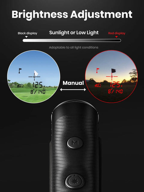 Game Changing Golf Rangefinder With Coach Mode For On Course Yardage Up To 1300 Yards 7X Flag Lock Precise Triangulation
