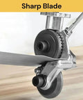 Heavy Duty Electric Drill Shears Attachment For Cutting Iron White Steel Copper And Aluminum Sheet Metal Nibbler Tool sharp blade close-up