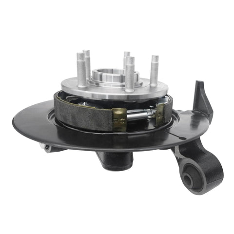 Rear Wheel Hub Bearing Steering Knuckle Assembly For 2006 To 2010 Mercury Mountaineer 2006 To 2010 Ford Explorer And 2007 To 2010 Explorer Sport Trac 5 Lug Direct Fit Heavy Duty Replacement side view