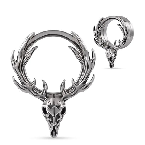 Dope Double Flared Ear Gauges 00G 10Mm Wearable Part 10Mm 12Mm Flared Ear Tunnels Stainless Steel Flesh Expander Piercing Stretchers