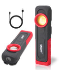 Rechargeable Detailing Light With Magnetic Base And Hook, 600 Lumen Handheld LED Swirl Finder with USB cable, CRI 95 Plus