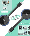 HDMI Wireless Transmitter and Receiver 4K Extender No Lag for Laptop PS5 TV Box Blu Ray DVD to Monitor Projector HDTV 165 Feet