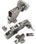 Boss Level Soft Close Cabinet Hinge Featuring Smooth As Butter Operation And No Hassle Clip Top Installation Plus Seamless Three Way Adjustments For A Massive 170 Degree Swing, shown with screws.