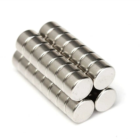 Rock Solid N52 Neodymium Round Disc Magnets 30 Piece 6X3Mm Rare Earth Magnet Pack For Tool Organizing Crafts Lockers And Home Repair That Grip Like Crazy