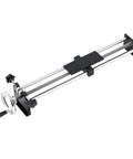 Manual Push Pull Force Test Stand With 420mm Stroke And Clamp Handwheel Controlled Spiral Mechanism For Precise Force Output Compact 5Kg Steel Frame 500N Capacity Great For Lab Or Workshop Testing, top view