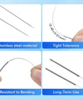 All In One 22 Piece 0.4mm 3D Printer Nozzle Cleaning Kit With Precision Cleaning Needles For Easy Clog Removal And Safe Maintenance Delivers Thorough Cleaning Without Damaging Sensitive Components Ideal For Extruder Care. Stainless steel 0.4mm cleaning needles