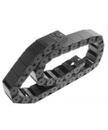 Drag Chain Cable Carrier 2Pcs R38 18mm X 37mm Inner H X Inner W Black Nylon Wire Carrier For CNC Machines 1M Length Noise Reducing Wear Resistant Custom Length By Linking Or Splitting, coiled