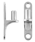 Two Pack 304 Stainless Steel Chain Link Gate Hinges With Five Eighth Inch Hinge Pin For Fence Farm And Barn Gates
