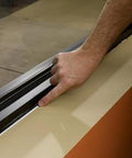 Applying Big Stretch Acrylic Latex Caulking Sealant For Flexible Waterproof Home Repairs That Will Not Crack With Movement