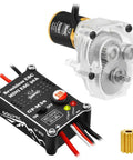 Upgrade 30A Brushless ESC And 1621 3500KV Outrunner Motor Transmission Combo Kit For TRX4M RC Car Crawler with gears and ESC view