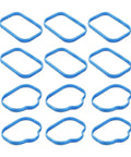 Blue rubber seals from the Intake Manifold Gasket Set With Lower And Upper Plenum Gaskets Rubber Seals Kit For Dodge Chrysler Jeep Engines Replaces 5184562AC
