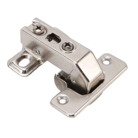 Three Piece Folding Cabinet Hinges Zinc Alloy With Soft Close Buffer 180 Degree Action Short Arm For Cabinets Wardrobes And Tables