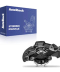 Front Steering Knuckle And Wheel Bearing Hub Assembly Right Replacement For 2007 To 2012 Hyundai Elantra One Piece Unit