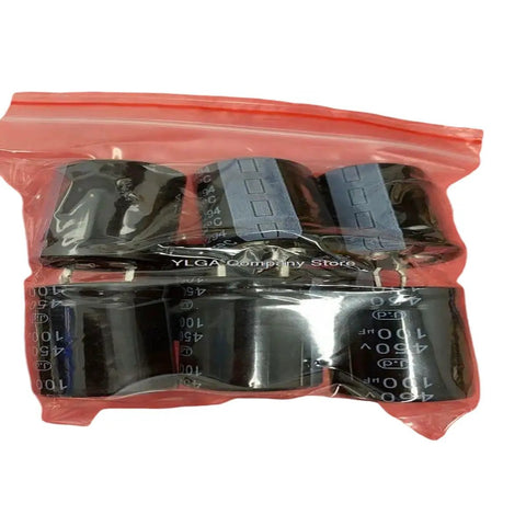 High Voltage Capacitor Pack 400V 450V With 100uF 150uF 220uF 330uF 470uF 820uF For Inverter Welders And Electronics Ultra Reliable Precision And Stable Performance New 2025, six capacitors in plastic bag