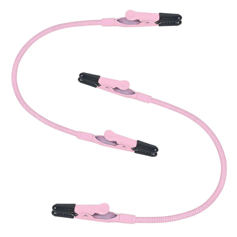 2 Pack Soldering Helping Hands Clamps With Flexible Gooseneck Arms And Dual Alligator Clips For PCB Welding in pink