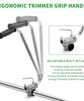 Ergonomic Back Saver Handle Extension For Weed Eaters And String Trimmers Fits Most Shaft Sizes 26mm Or 28mm Easy Install