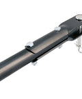 Tow Behind Broadcast Spreader With 85 Lb Capacity For Lawns, metal tow hitch detail for tractor attachment, assembly required
