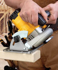 Close-up of Loaded Compact Six Tool Cordless Power Kit Equipped With Two Speed Drill Driver And Fast Swap Chuck Plus Effortless Reciprocating Saw.