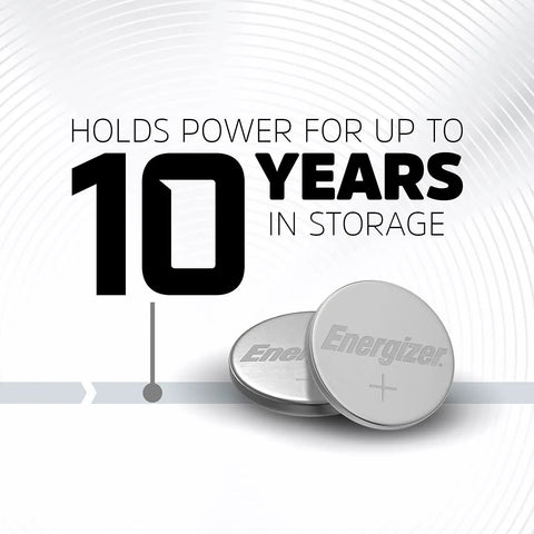 Heavy Duty Cr1616 Lithium Coin Battery One Pack with two circular cells holding power for up to 10 years.
