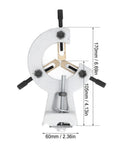 Top Shelf Steady Rest For Wm 210 And Mx 210 Mini Lathes detailed view displaying the sturdy cast iron body and brass jaws.