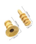 Must-Have Zinc Alloy Furniture Connector Pins And Mounting Brackets Kit For Cabinets And Tables Hidden Table Leaf Fasteners