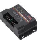 20 Amp 12 Volt Solar Discharge Controller With High Speed CPU Microprocessor And Multiple Protections For Solar Power Systems Street Lights And Ships Data Transmission Ready For Installation, black plastic unit