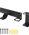 Wall Mounted Jack Stand For Garage And Workshop In Industrial Grade Steel, Heavy Duty Car Jack Holder With Reinforced Hook