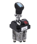 Dump Truck Proportional Control Valve With PTO Switch For Hydraulic System, Aluminum And Plastic, 4 Holes, 4 Working Positions