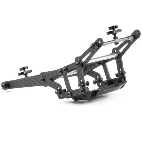 Carbon Fiber Lunatic Sporty Chassis Kit With OD3 Overdrive Transmission for WRCCA Sportsman class side view in carbon fiber