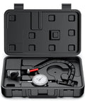 Dial Indicator 0-10 mm With Magnetic Base For Precision Machining, Pro Grade Ultra Accurate 0.01 mm Resolution with case and arm
