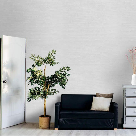 Living room with White Wood Grain Peel And Stick Wallpaper 15.7 Inch By 196 Inch Self Adhesive Cover Up To 21.37 Sq Ft