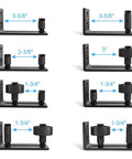 Sliding Barn Door Floor Guide With Eight Setup Options For Bottom And Wall Mounted Applications Adjustable Roller